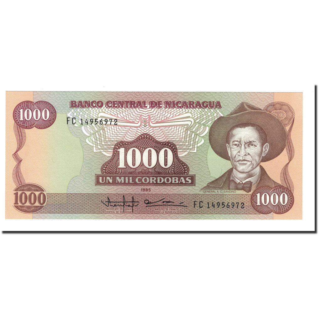 Banconote, Nicaragua, 1000 Cordobas, 1985, KM:145b, FDS