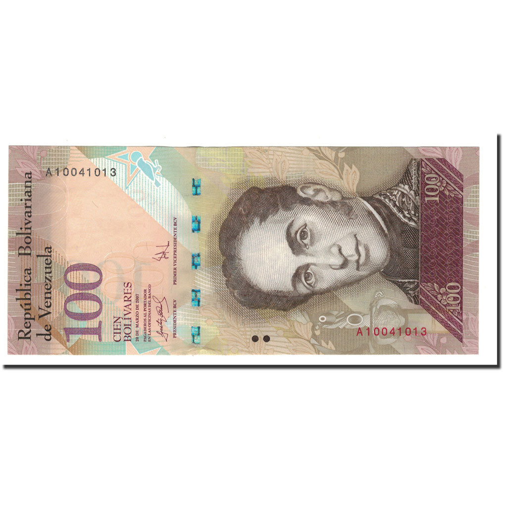 Banknote, Venezuela, 100 Bolivares, 2007, 2007-03-20, KM:93a, UNC(65-70)