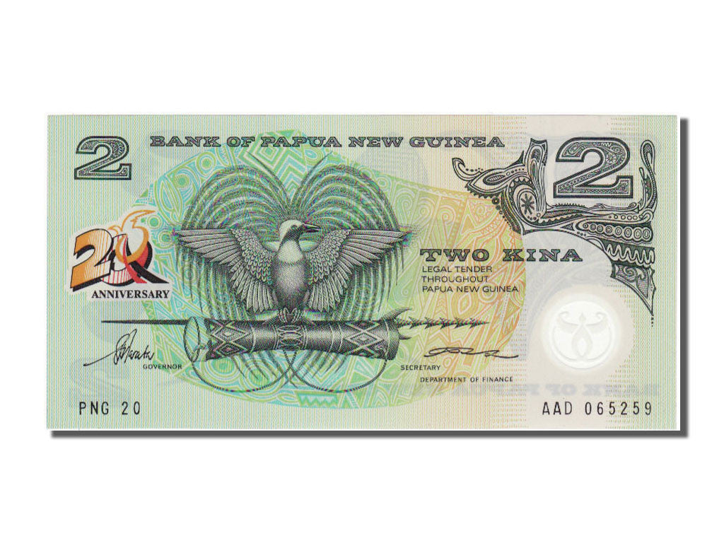 Billete, 2 Kina, Papúa-Nueva Guinea, UNC