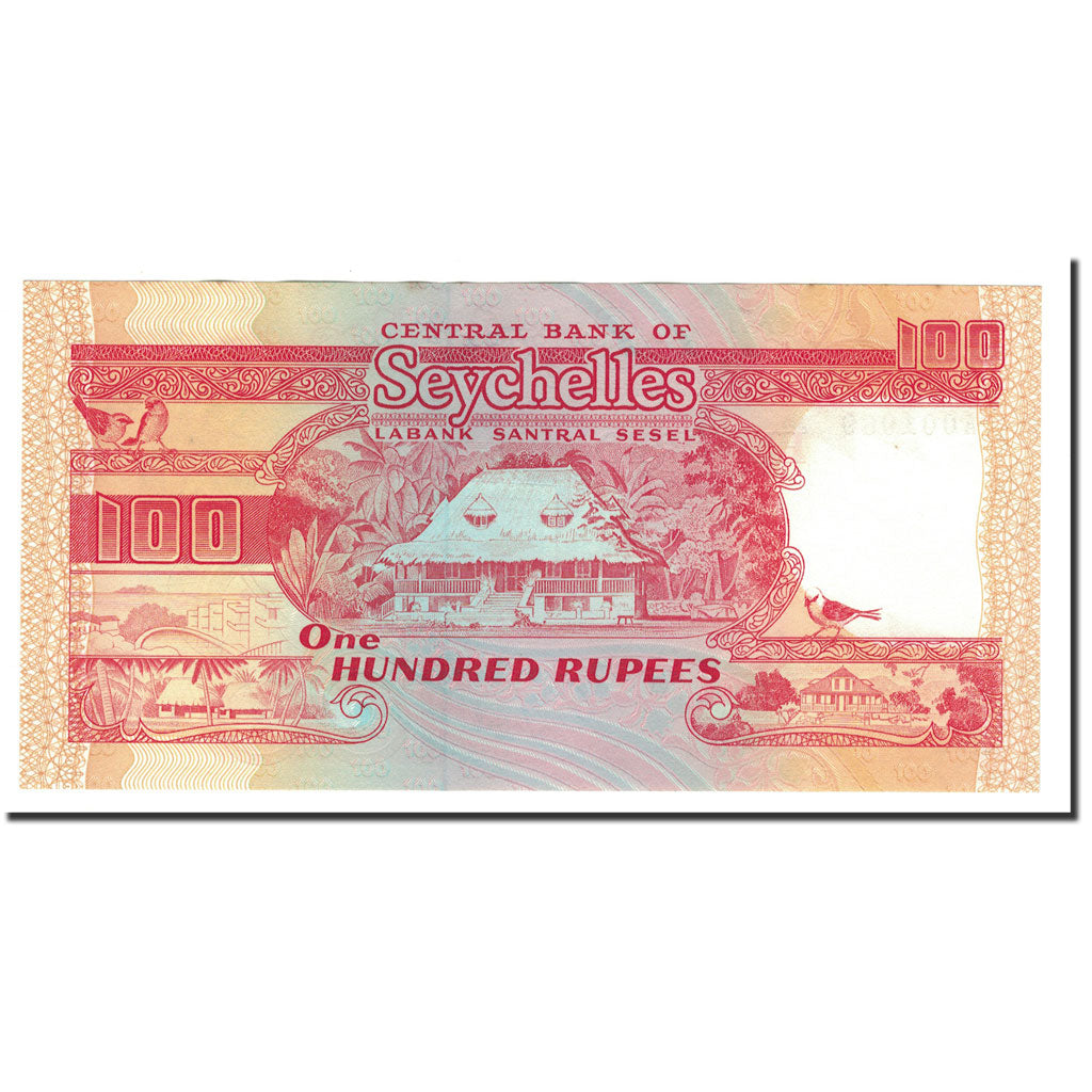 Banknote, Seychelles, 100 Rupees, Undated (1989), KM:35, UNC(65-70)