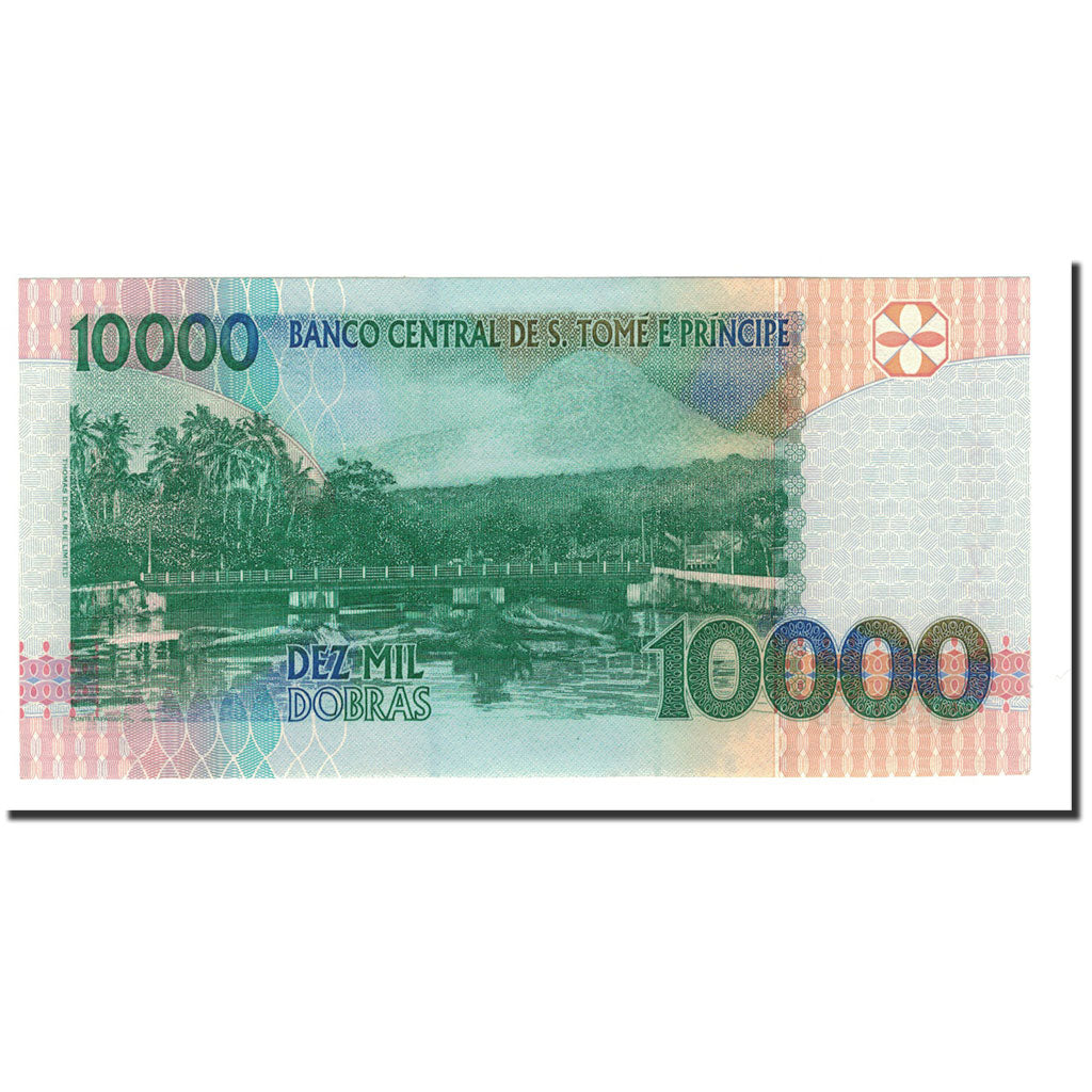 Billete, 10,000 Dobras, 1996, Santo Tomé y Príncipe, KM:66a, 1996-10-22, UNC