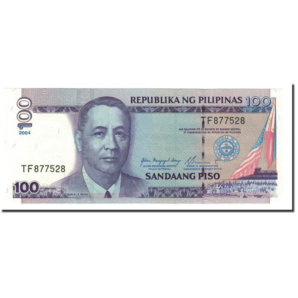 Banknote, Philippines, 100 Piso, 2004, KM:194a, UNC(65-70)