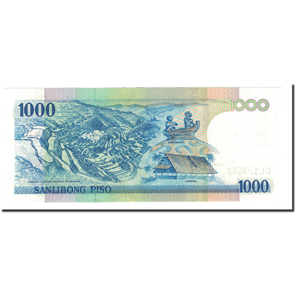 Banknote, Philippines, 1000 Piso, 2002, KM:197a, UNC(65-70)