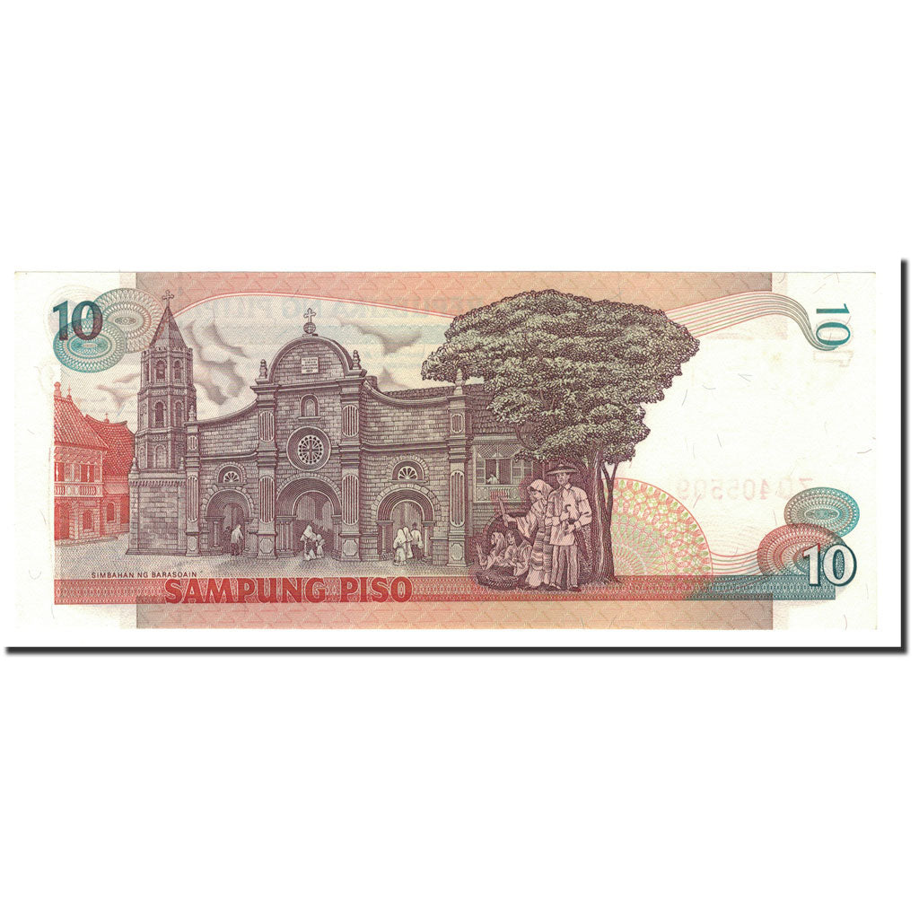 Banknote, Philippines, 10 Piso, Undated (1995-97), KM:181a, UNC(65-70)