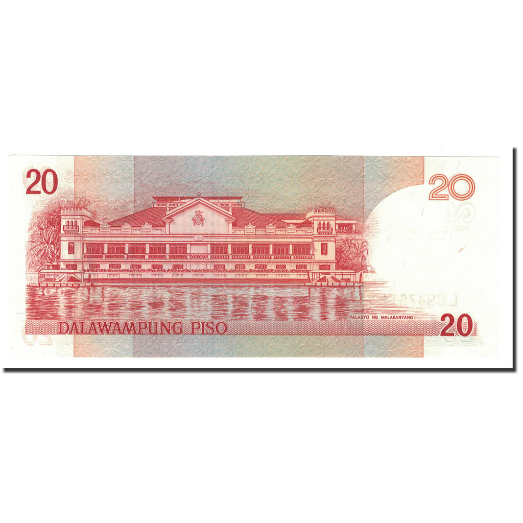Banknote, Philippines, 20 Piso, Undated (1997), KM:182c, UNC(65-70)