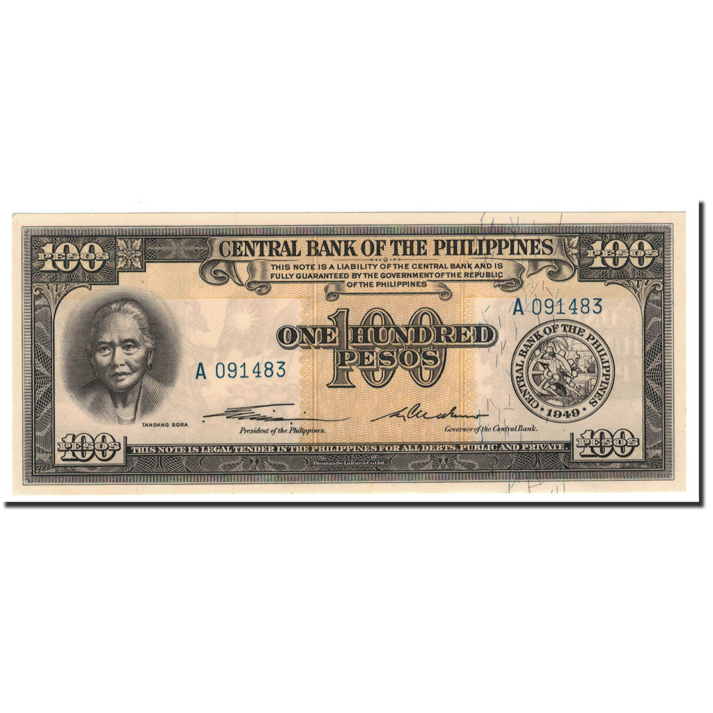 Filipinas, 100 Pesos, KM:139a, UNC