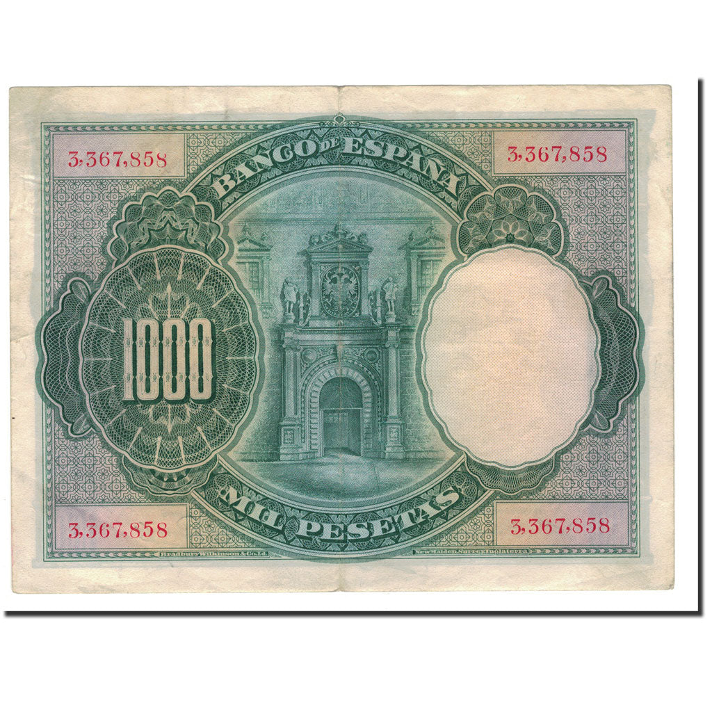Banknote, Spain, 1000 Pesetas, 1925, 1925-07-01, KM:70a, AU(55-58)