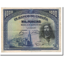 Geldschein, Spanien, 1000 Pesetas, 1928, 1928-08-15, KM:78a, SS+