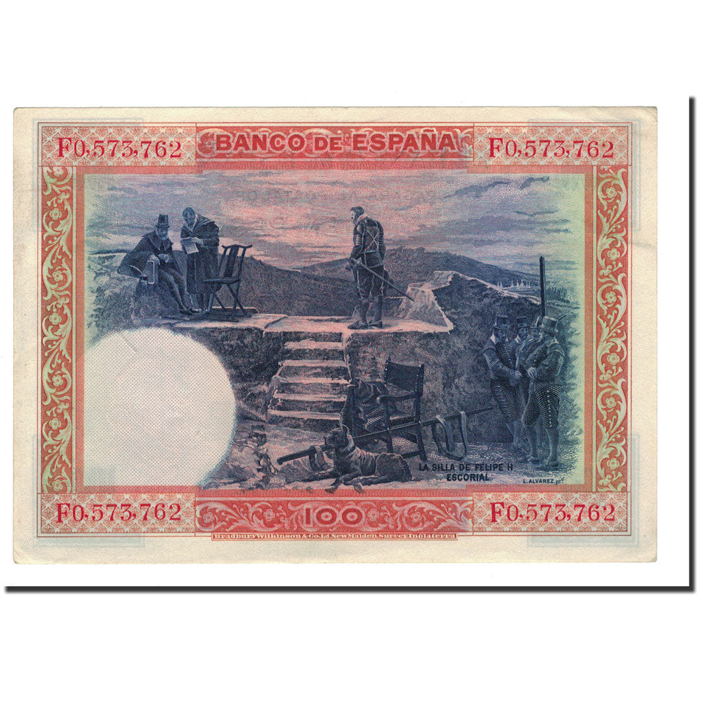 Banknote, Spain, 100 Pesetas, 1925, 1925-07-01, KM:69c, UNC(63)