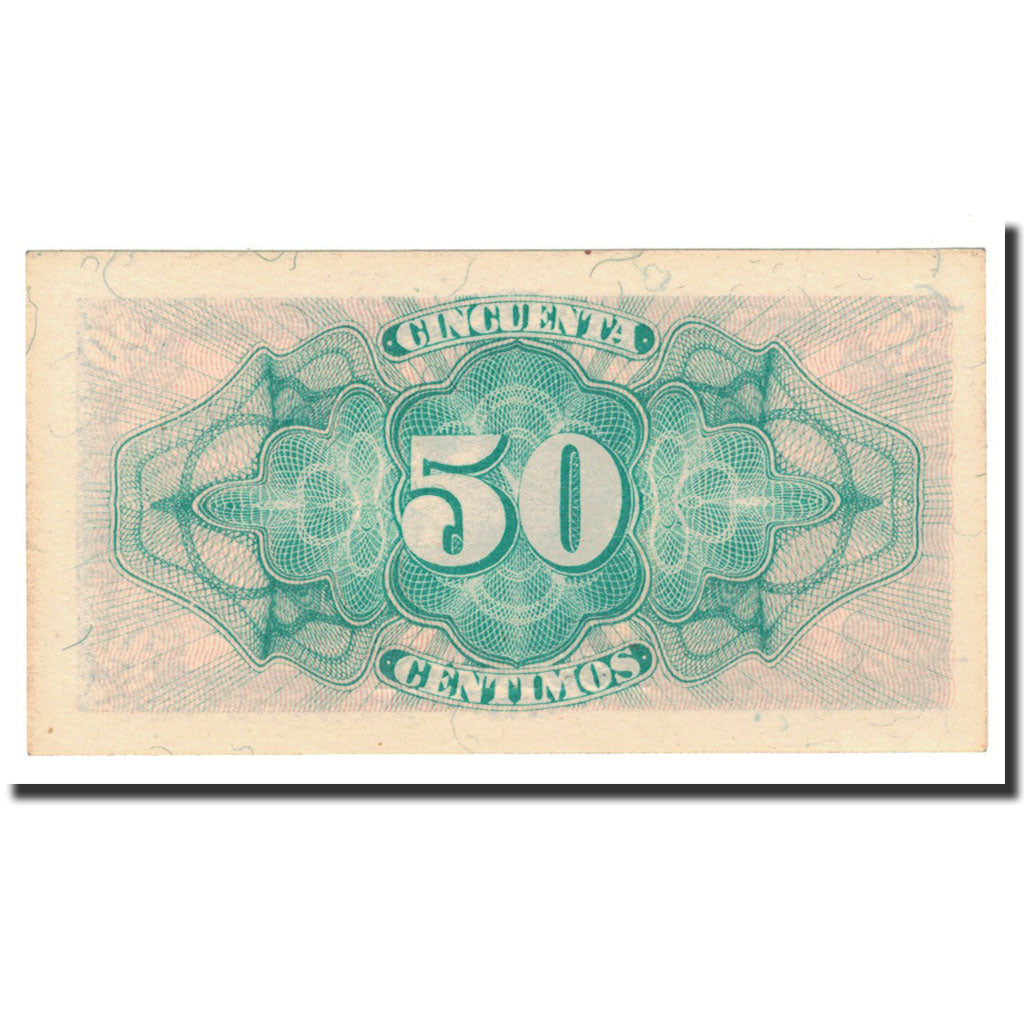 Banknote, Spain, 50 Centimos, 1937, KM:93, UNC(64)