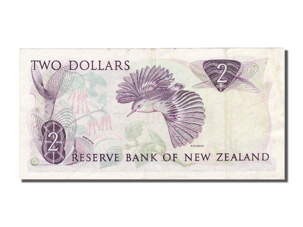 New Zealand, 2 Dollars, EF(40-45)