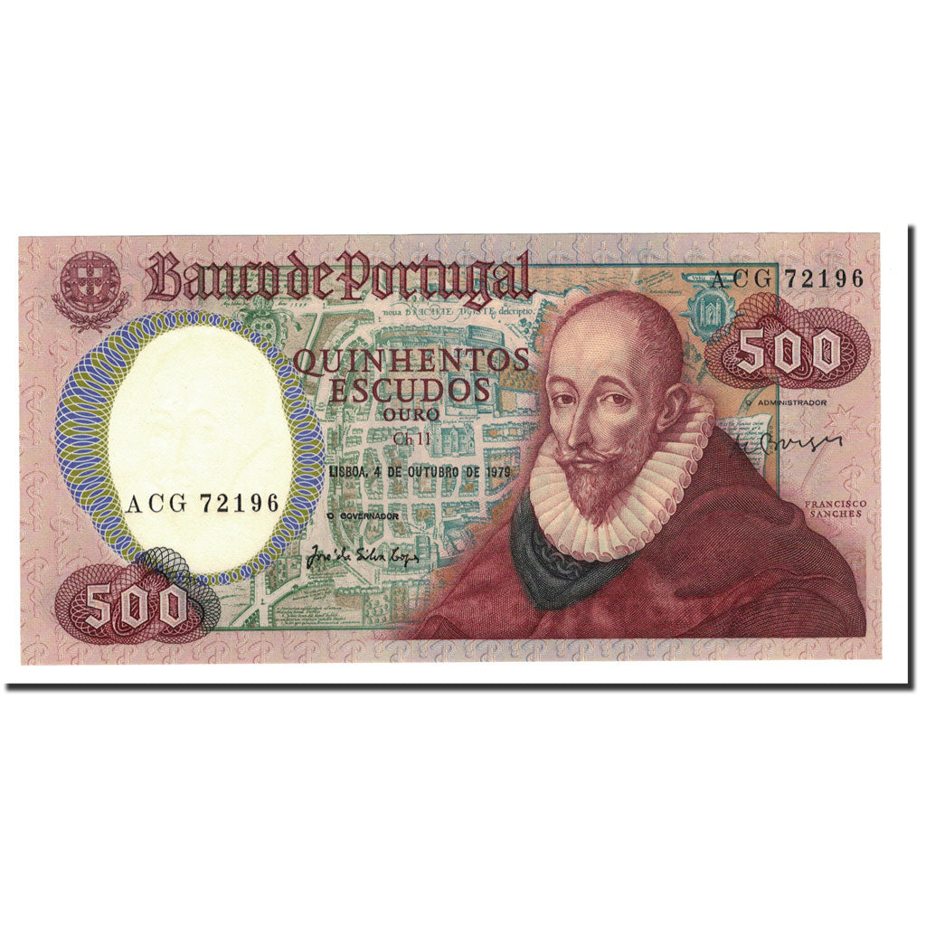 Banknote, Portugal, 500 Escudos, 1979, 1979-10-04, KM:177a, UNC(65-70)
