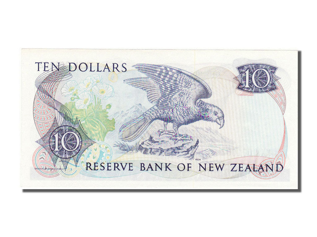 Nouvelle-Zélande, 10 Dollars type Elisabeth II