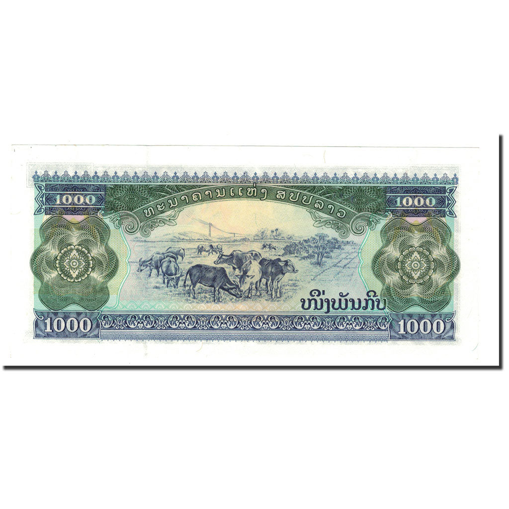 Banconote, Laos, 1000 Kip, 1998, KM:32Aa, FDS