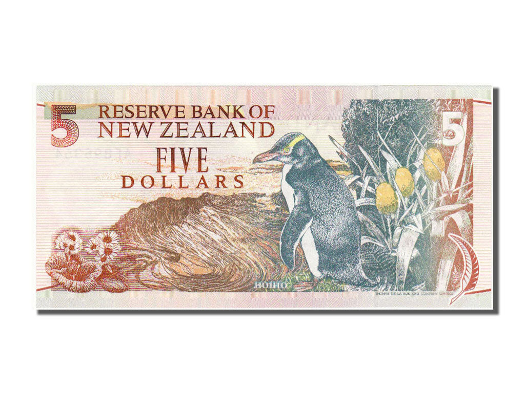 New Zealand, 5 Dollars, KM #177a, UNC(65-70), AF 896354