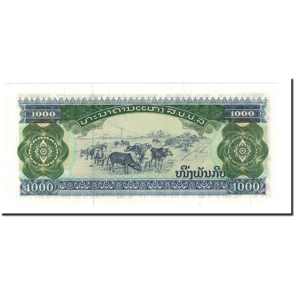 Banknot, Lao, 1000 Kip, 1996, KM:32d, UNC(65-70)