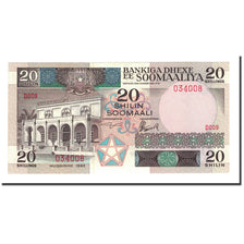 Banknote, Somalia, 20 Shilin = 20 Shillings, 1983, KM:33a, UNC(65-70)