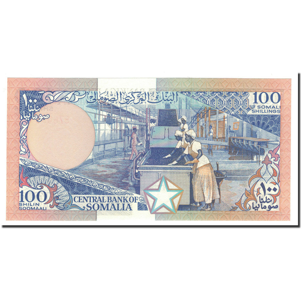 Somalia, 100 Shilin = 100 Shillings, 1989, KM:35d, UNC(65-70)