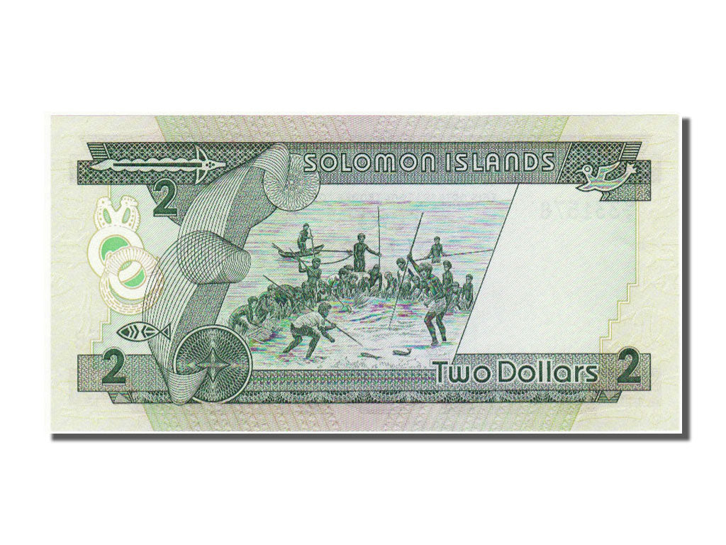 Solomon Islands, 2 Dollars, KM #25, UNC(65-70), B/2 331578