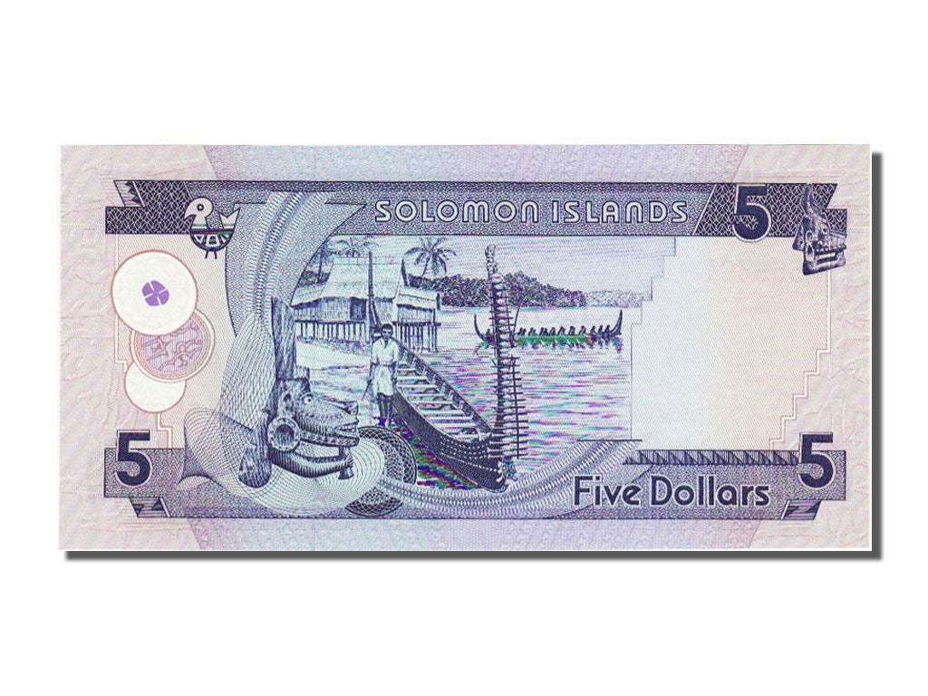 Salomon Islands, 5 Dollars, UNC(65-70), B/1556391