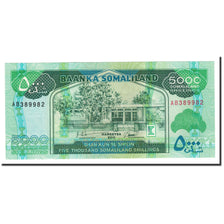 Banknot, Somaliland, 5000 Shillings, 2011, KM:21, UNC(65-70)