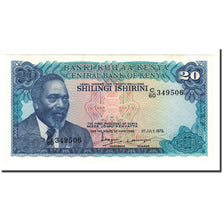 Biljet, Kenia, 20 Shillings, 1978, 1978-07-01, KM:17, NIEUW