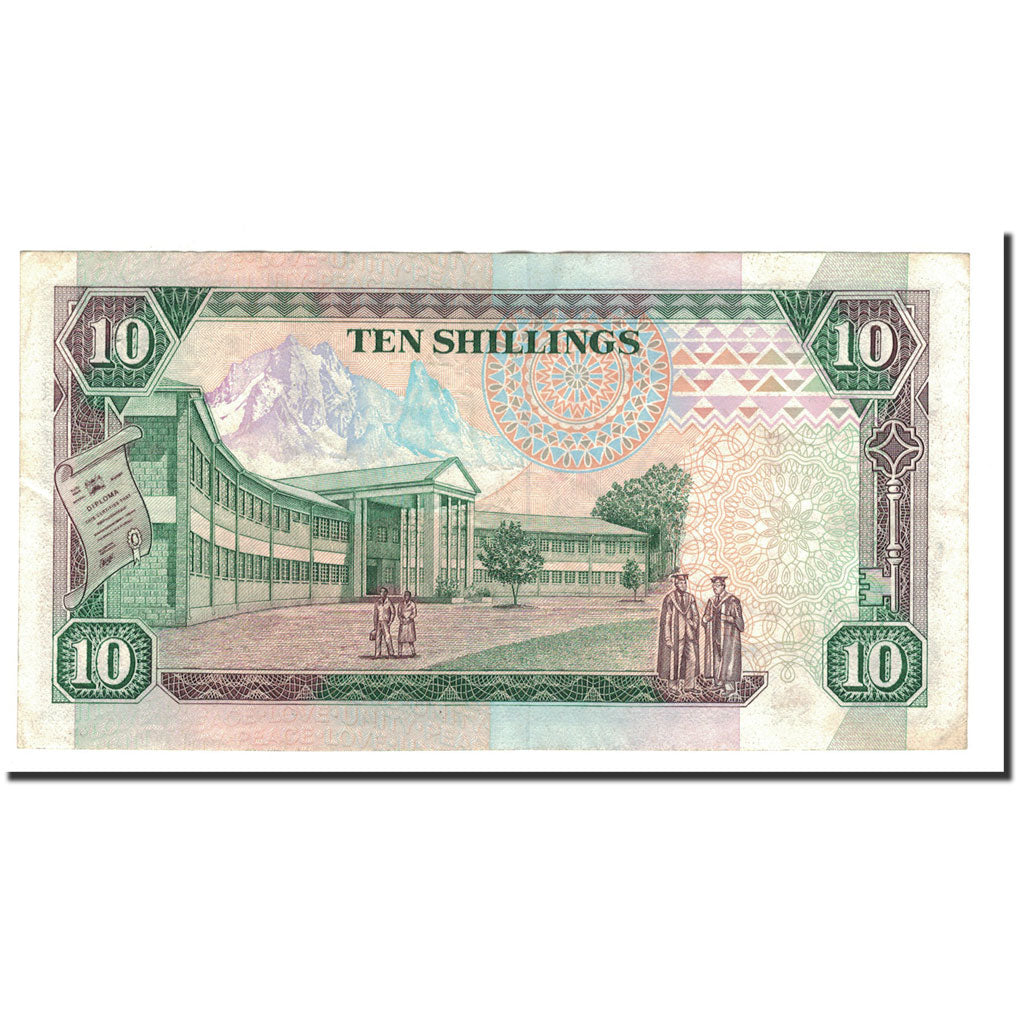 Billet, Kenya, 10 Shillings, 1992, 1992-01-02, KM:24d, SPL