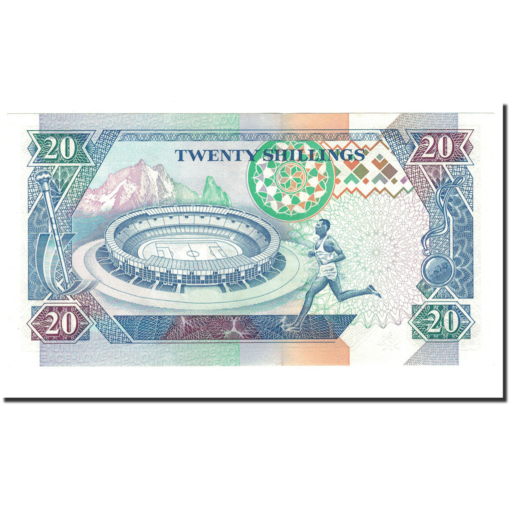 Banknote, Kenya, 20 Shillings, 1993, 1993-09-14, KM:31a, UNC(65-70)