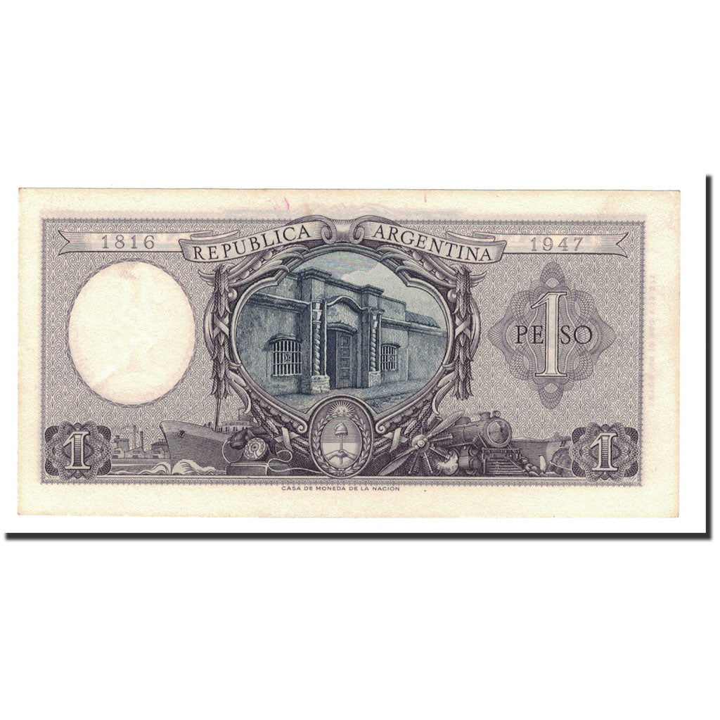 Banknote, Argentina, 1 Peso, Undated (1956), KM:260b, UNC(64)