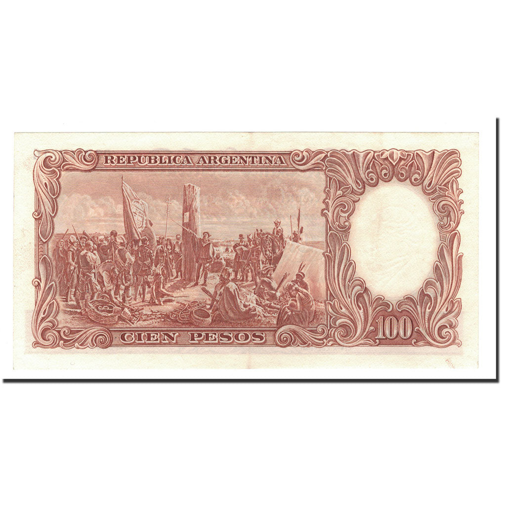 Banknote, Argentina, 100 Pesos, undated (1967-69), KM:277, UNC(65-70)