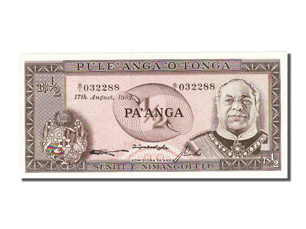 Tonga, 1/2 Pa'anga, 1982, 1982-08-17, FDS