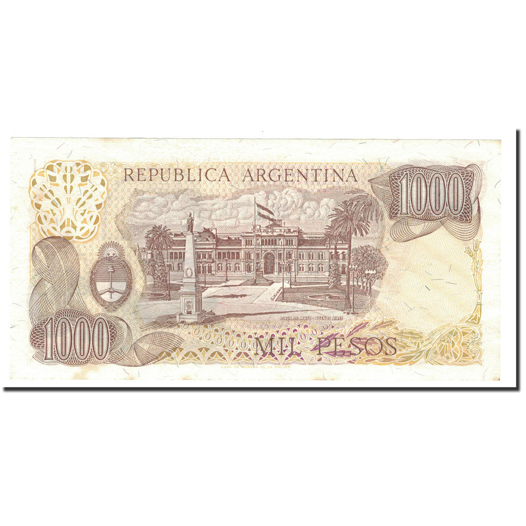 Billet, Argentine, 1000 Pesos, Undated (1976-83), KM:304d, SPL+