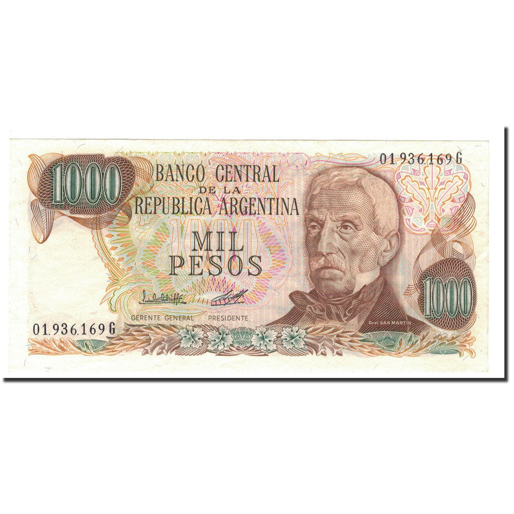 Billete, 1000 Pesos, Undated (1976-83), Argentina, KM:304c, UNC