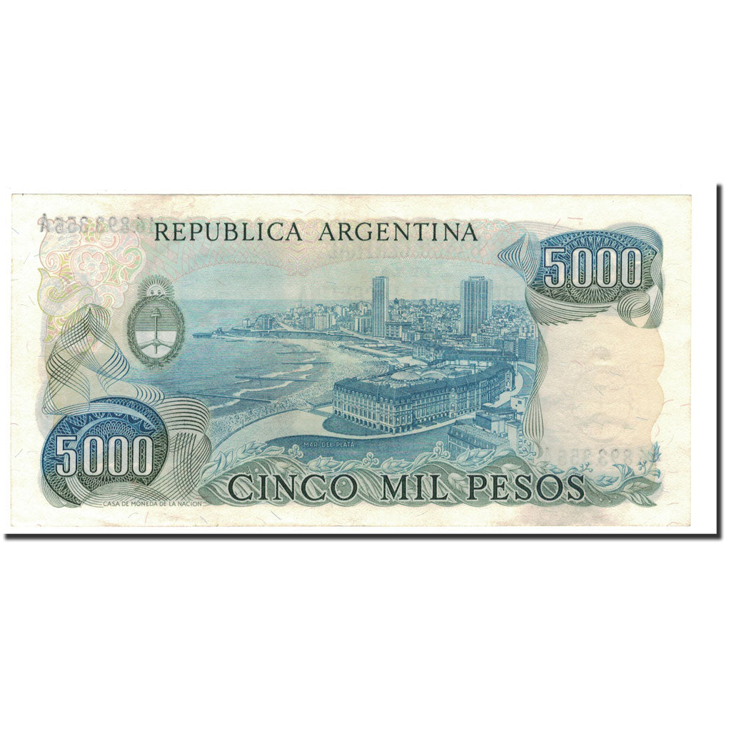 Banknote, Argentina, 5000 Pesos, Undated (1977-83), KM:305a, UNC(65-70)