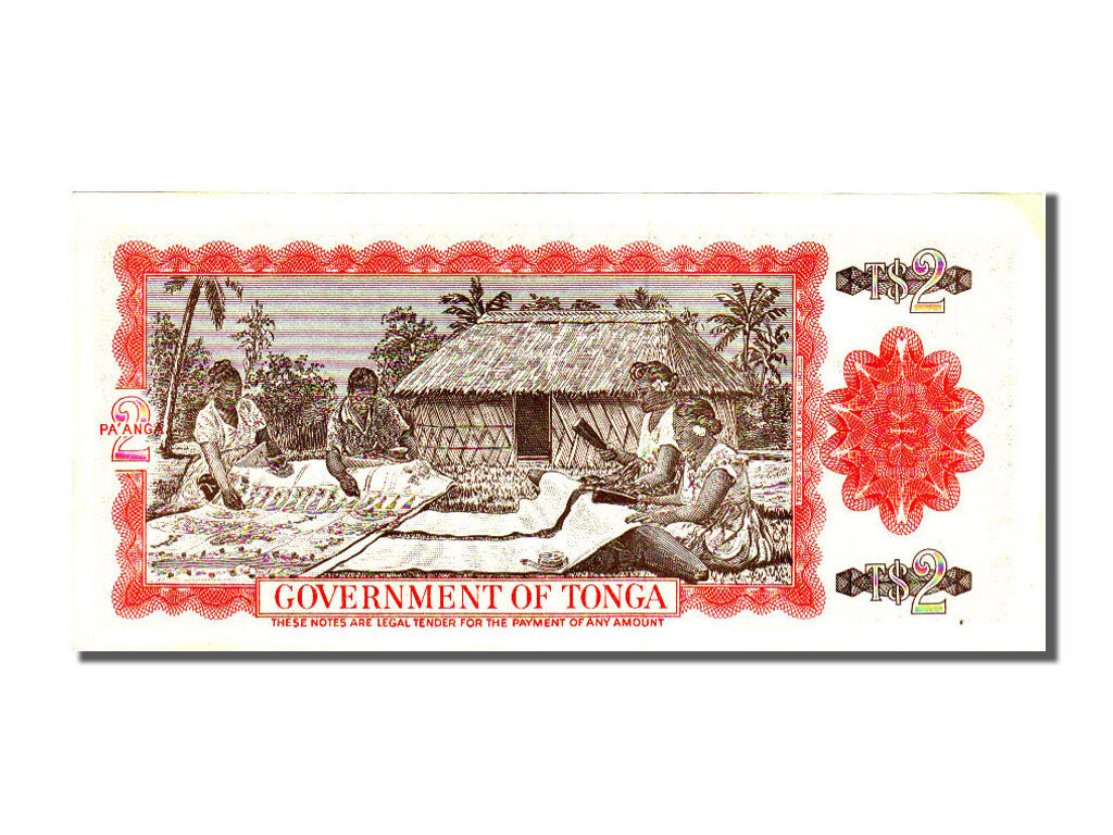 Banconote, Tonga, 2 Pa'anga, 1989, 1989-05-19, FDS