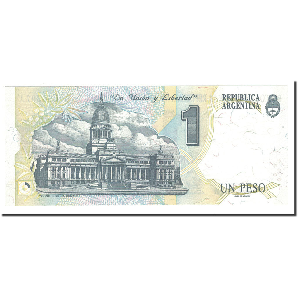 Banknote, Argentina, 1 Peso, Undated (1992-1994), KM:339a, UNC(65-70)