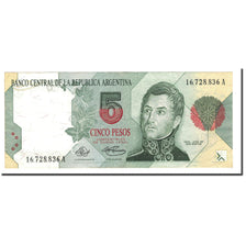 Argentina, 5 Pesos, UNDATED (1992-1997), KM:341a, UNC(60-62)