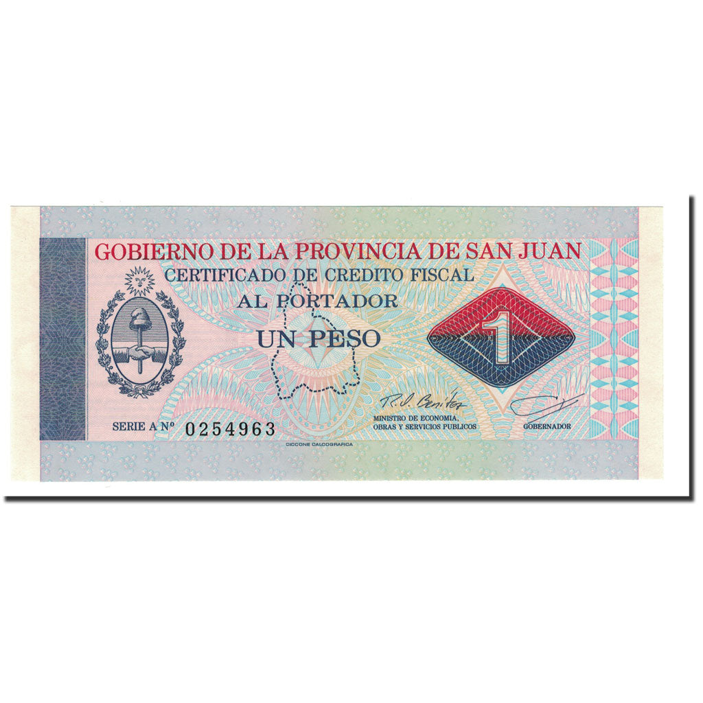 Argentina, 1 Peso, 1995, KM:S2651, UNC(65-70)