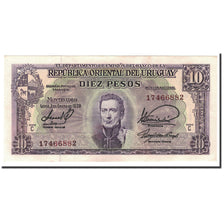 Uruguay, 10 Pesos, L.1939, KM:37c, SPL