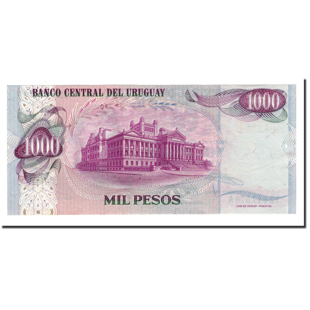 Geldschein, Uruguay, 1000 Pesos, Undated (1974), KM:52, UNZ