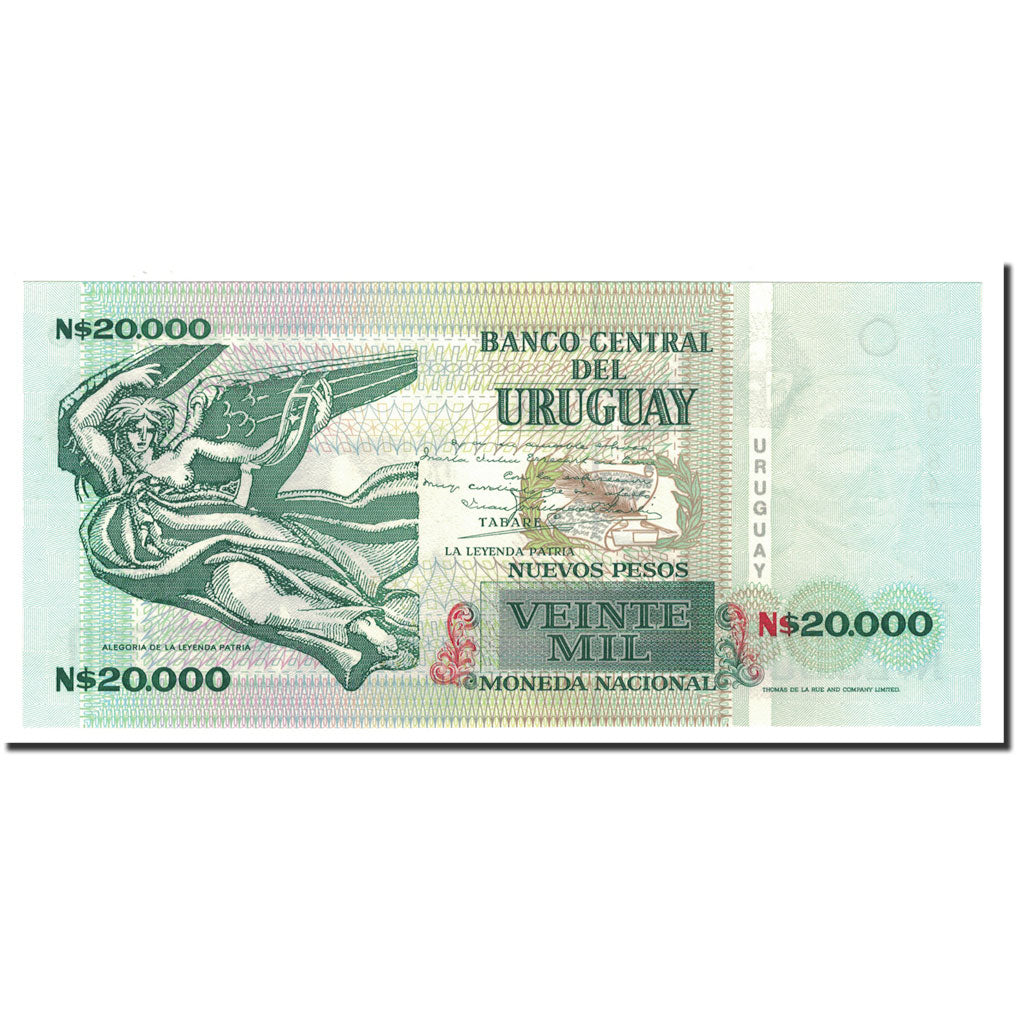 Uruguay, 20,000 Nuevos Pesos, 1991, KM:69b, UNC(65-70)