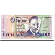 Banknote, Uruguay, 100,000 Nuevos Pesos, 1991, KM:71a, UNC(65-70)
