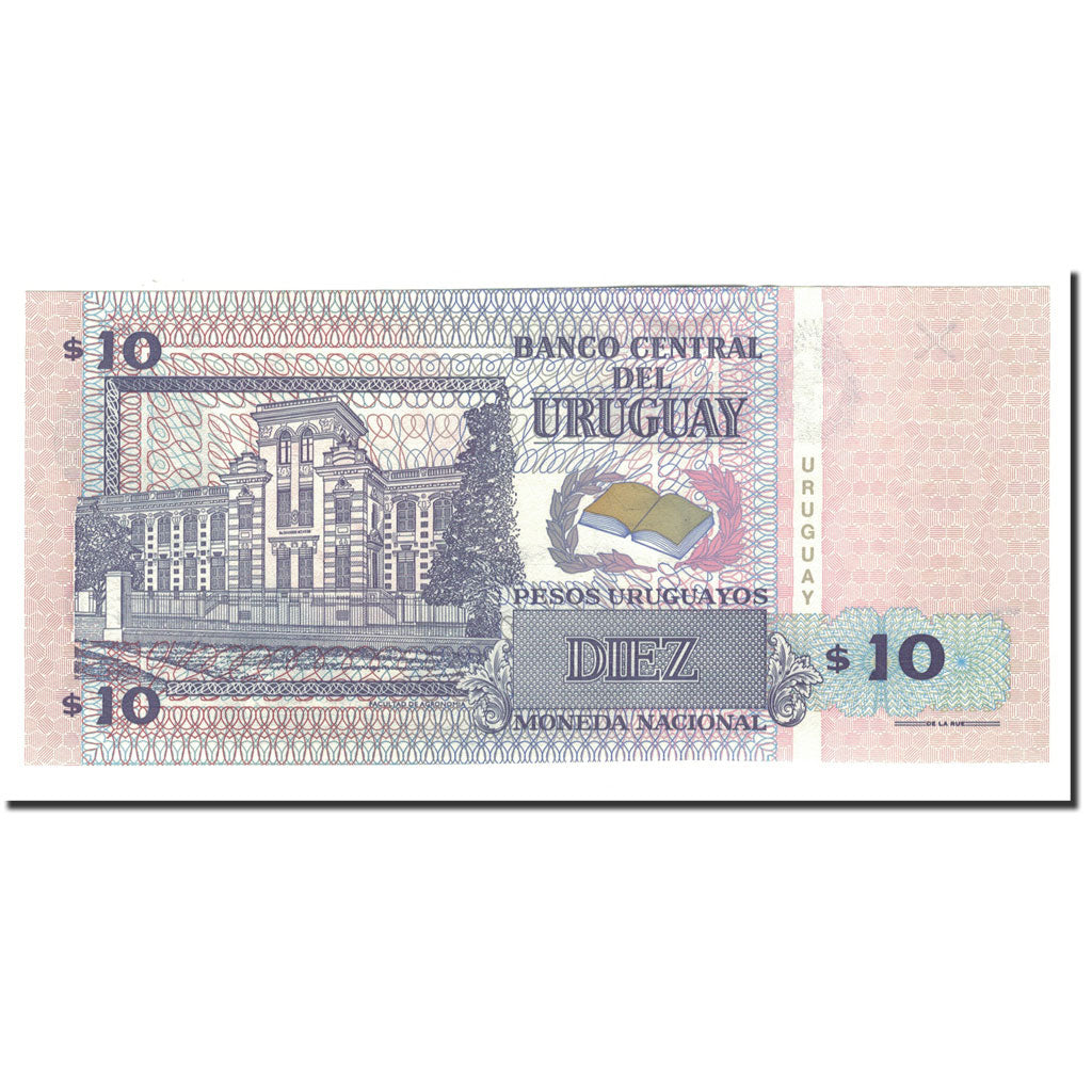 Banknote, Uruguay, 10 Pesos Uruguayos, 1998, KM:81a, UNC(65-70)