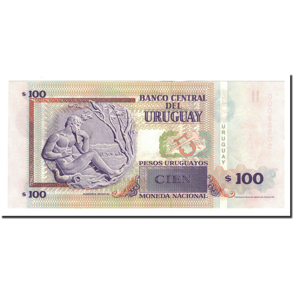 Billete, 100 Pesos Uruguayos, 2003, Uruguay, KM:85, UNC