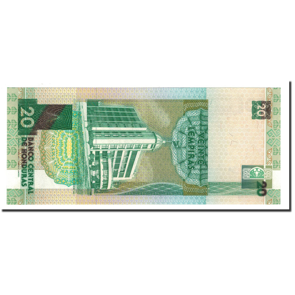 Banknote, Honduras, 20 Lempiras, 1993, 1993-01-14, KM:73a, UNC(65-70)