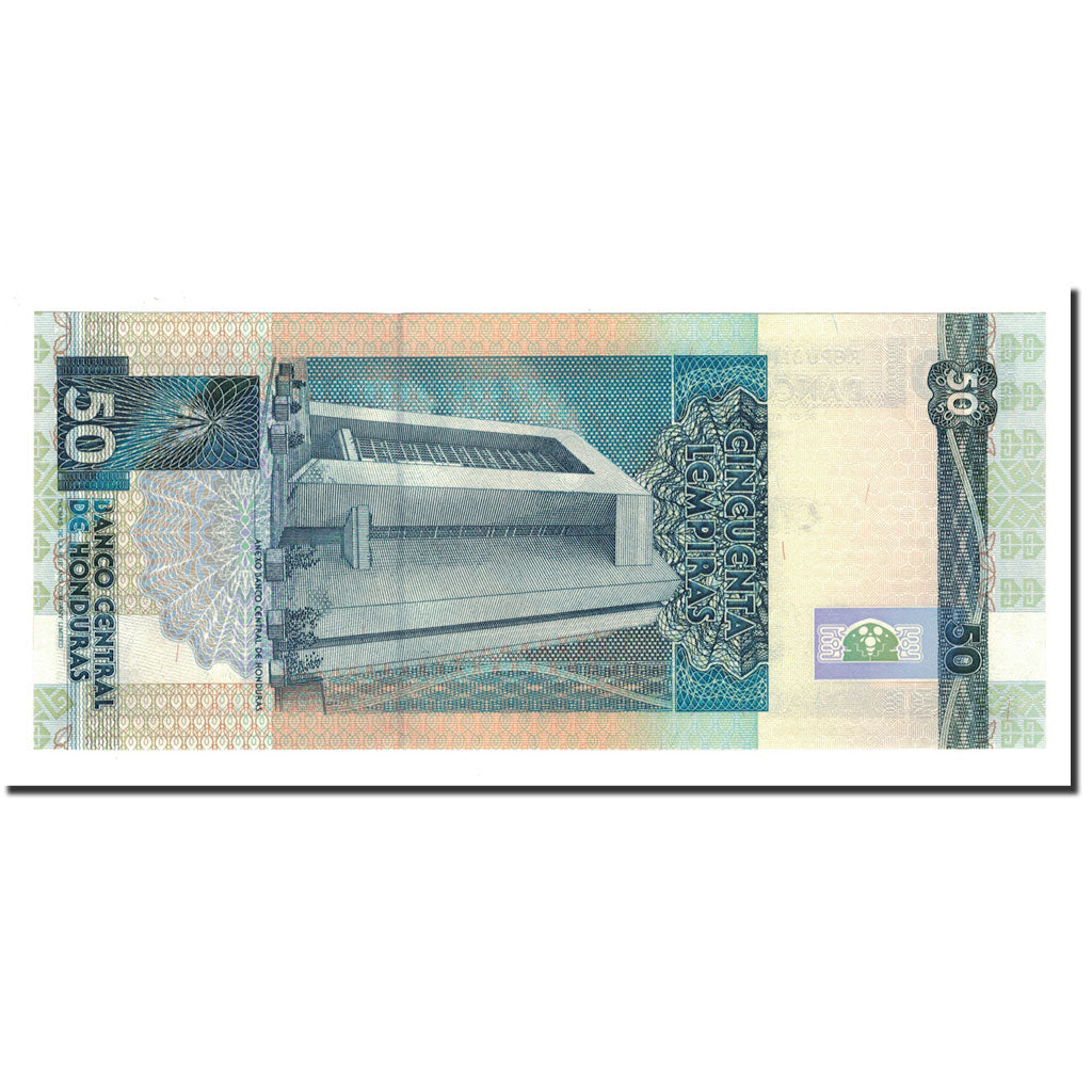 Banknote, Honduras, 50 Lempiras, 2001, 2001-08-30, KM:88a, UNC(65-70)