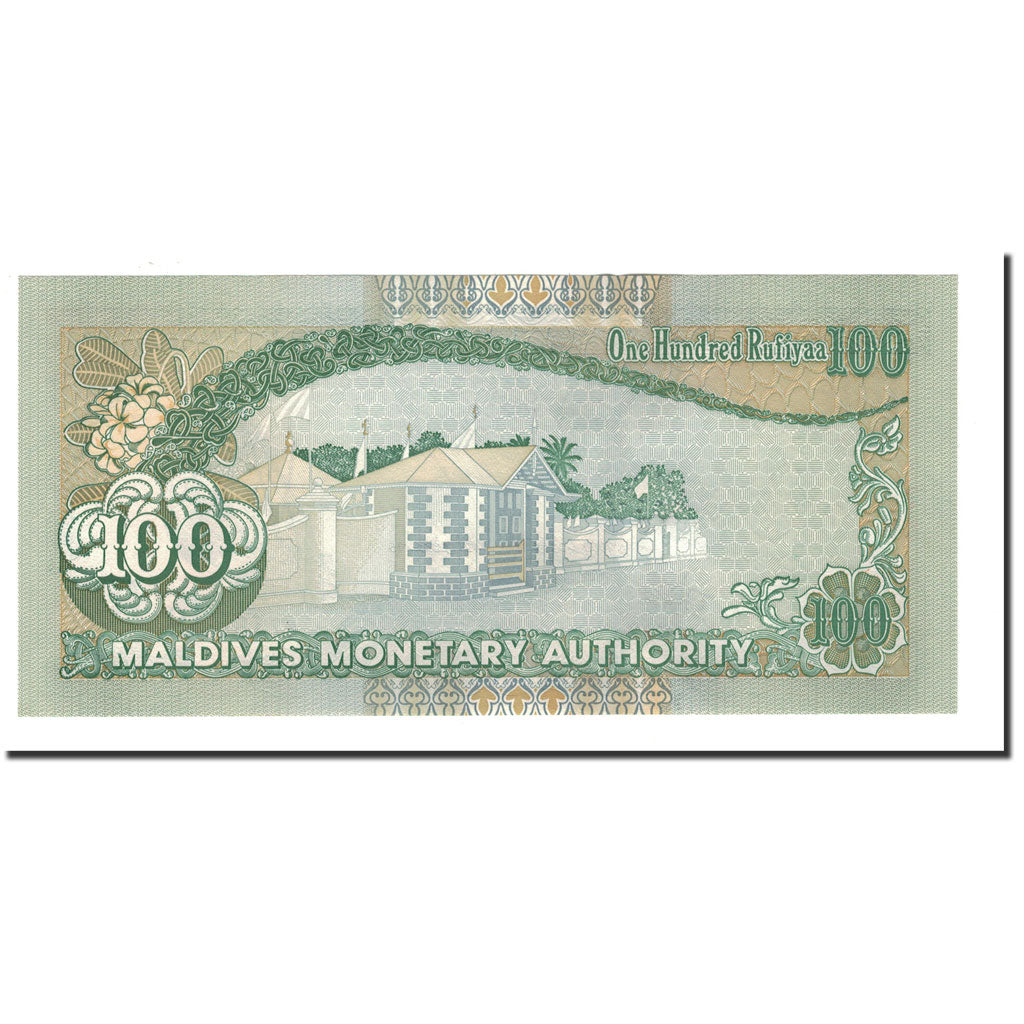 Banknote, Maldives, 100 Rufiyaa, 2000, KM:22b, UNC(65-70)