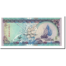 Maldives, 5 Rufiyaa, 1998, 1998-04-27, KM:18a, UNC(65-70)