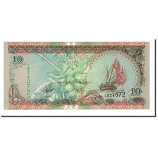 Banconote, Maldive, 10 Rufiyaa, 1998, KM:19a, 1998-10-25, SPL+