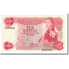 Mauritius, 10 Rupees, 1967, KM:31c, UNC(65-70)